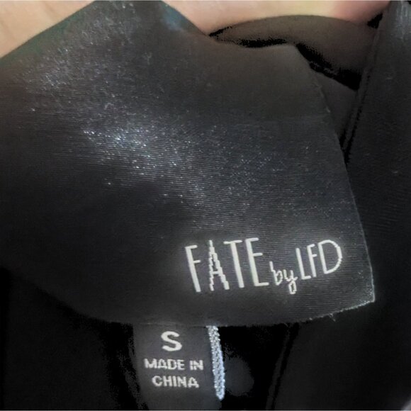 Fate by LFD Gothic Corset Neck Mini Bodycon Dress Size Small - Picture 9 of 12